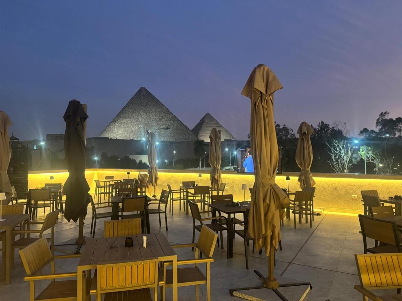 La Boutique Hotel - Vue Des Pyramides Kafret el-Gabal Kültér fotó