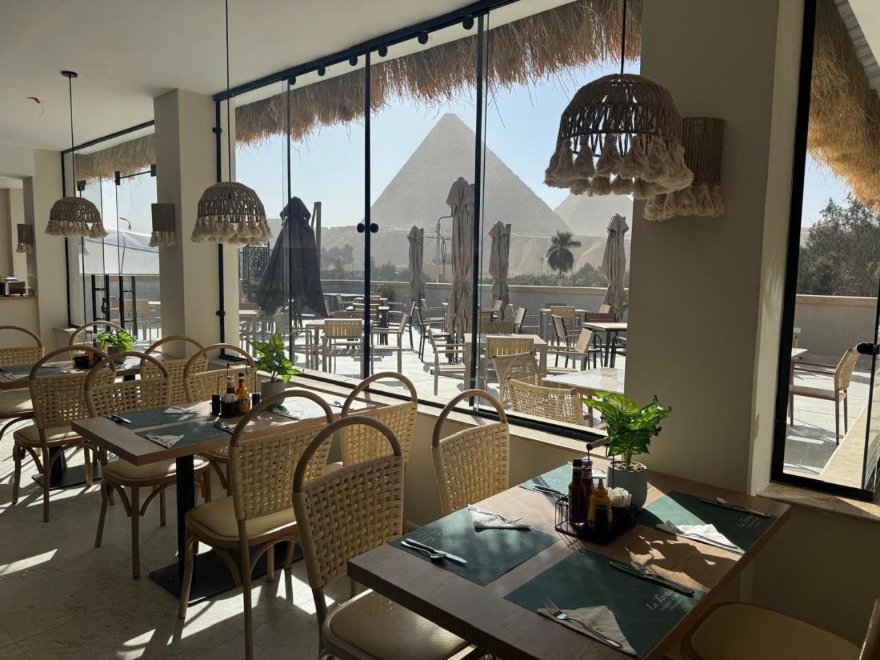 La Boutique Hotel - Vue Des Pyramides Kafret el-Gabal Kültér fotó
