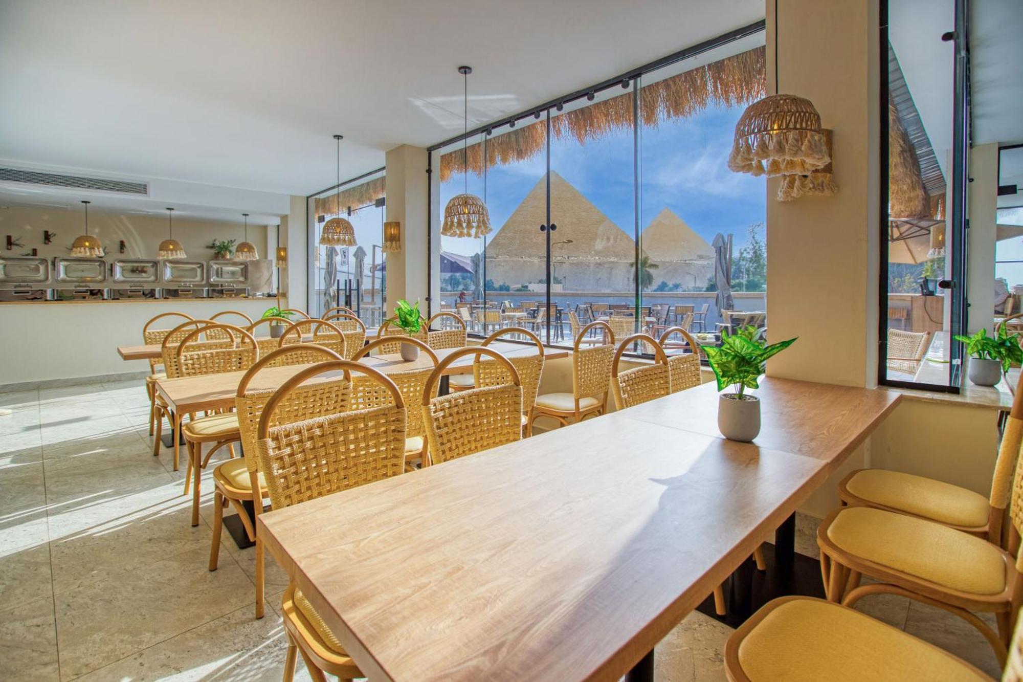 La Boutique Hotel - Vue Des Pyramides Kafret el-Gabal Kültér fotó
