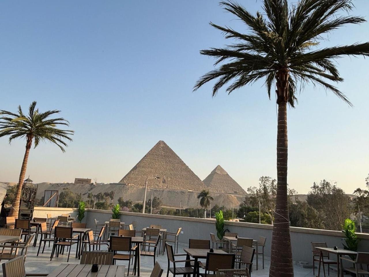La Boutique Hotel - Vue Des Pyramides Kafret el-Gabal Kültér fotó